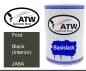 Preview: Ford, Black (Interior), JA6A: 500ml Lackdose, von ATW Autoteile West.